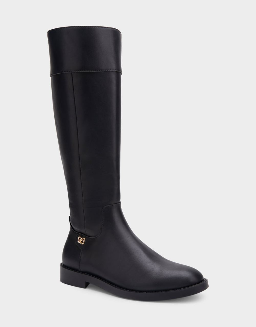 Women's | Taba Black Faux Leather Tall Shaft Boot